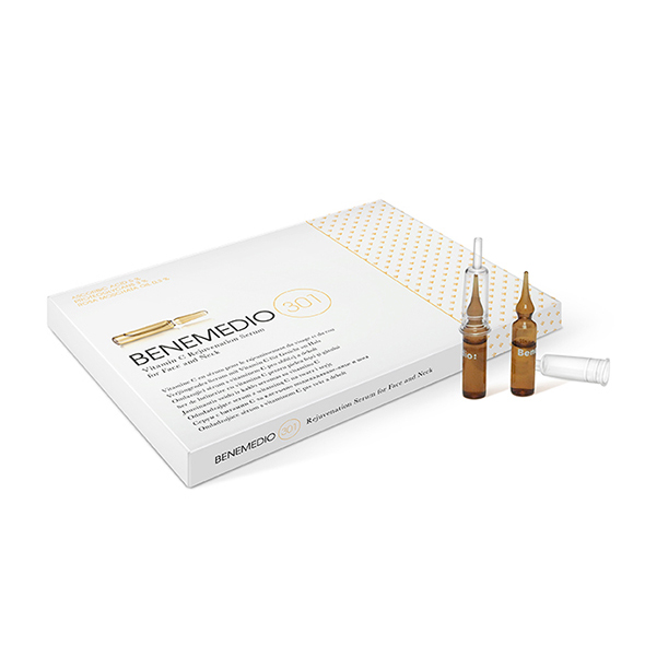 BENEMEDIO 301 ampulės standumo stokojančiai odai, 10x2 ml 1 BENEMEDIO 301 ampulės standumo stokojančiai odai, 10x2 ml