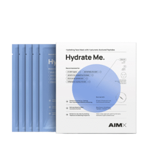 Drėkinanti AimX Lakštinė Veido Kaukė Su Peptidais - Hydrate Me, 5 vnt.