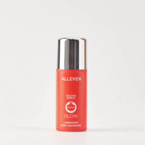 ALLEVEN Purškiamas GLOW Makiažo pagrindas kūnui - Colour Shield GLOW, 100 ml
