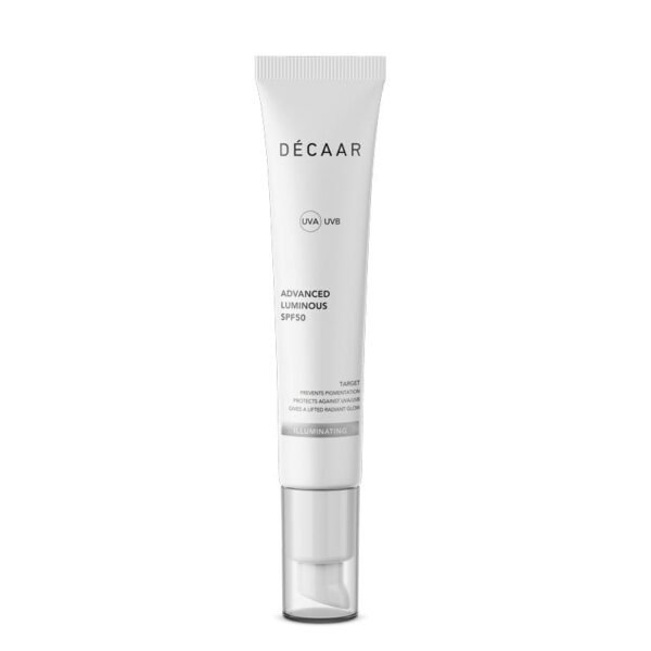 DECAAR Apsaugantis ir šviesinantis kremas su SPF50 | Advanced Luminous SPF50