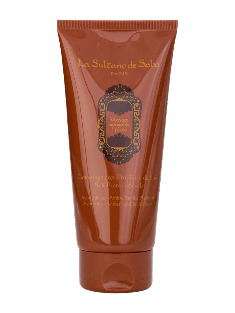 La Sultane de Saba Ajurvedos Silk Scrub šilko šveitiklis