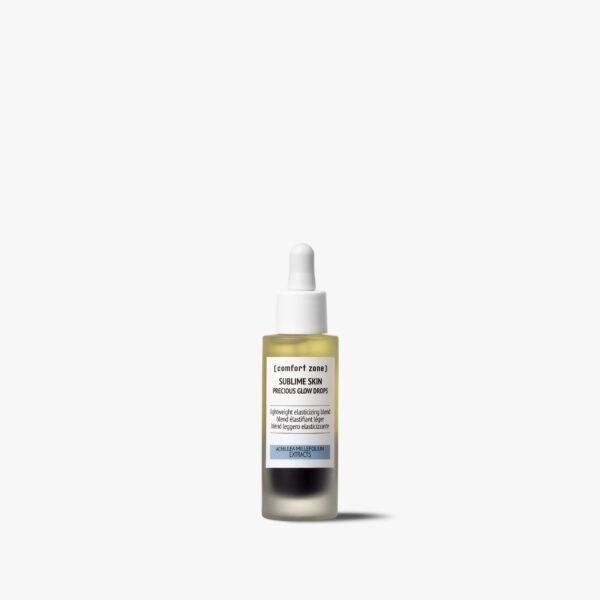 Comfort Zone SUBLIME SKIN PRECIOUS GLOW DROP dvifazis elastingumo suteikiantis mišinys veidui, 30 ml