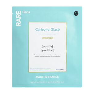 RARE Paris Carbone Glacé box - valomoji veido kaukė, rinkinys 5 vnt