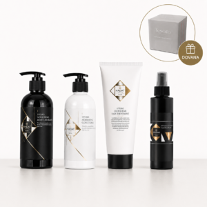 Hadat Hydro Nourishing rinkinys + dovana Tesoro veido rankšluoščiai