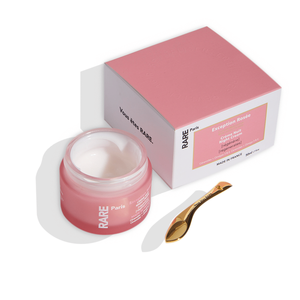 Rare Paris Exception Rosée Night Cream – naktinis veido kremas, 50 ml