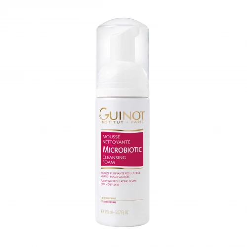 GUINOT Microbiotic Cleansing foam valomosios veido putos riebiai odai, 150 ml