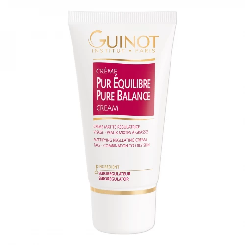 GUINOT Pure balance Cream valomasis balansuojamasis kremas riebiai odai, 50 ml