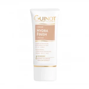 Guinot Hydra Finish Cream drėkinamasis veido kremas su atspalviu SPF 15, 30 ml