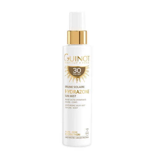 GUINOT Hydrazone Sun – Purškiama drėkinamoji dulksna nuo saulės kūnui SPF 30, 150 ml