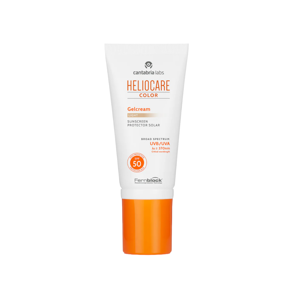 Heliocare 360 Gelinis Veido Kremas Su Spalva SPF50 - Light, 50 ml