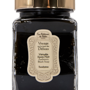 LA SULTANE DE SABA Hammam - Eucalyptus Black Soap juodasis muilas su eukaliptu