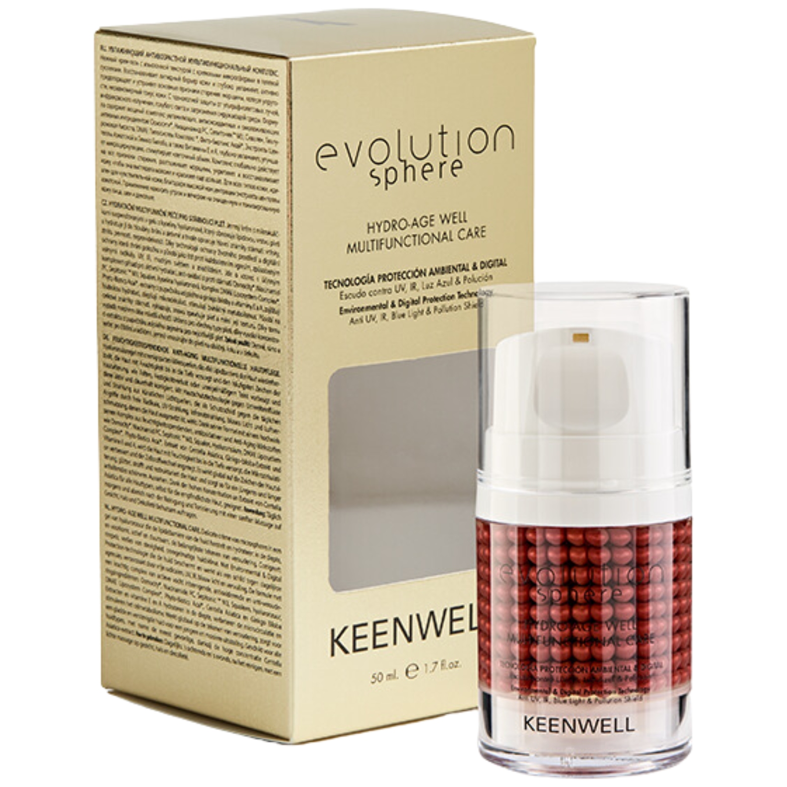 KEENWELL EVOLUTION SPHERE DRĖKINANTIS VEIDO KREMAS, 50 ml 2 KEENWELL EVOLUTION SPHERE DRĖKINANTIS VEIDO KREMAS, 50 ml - Image 2