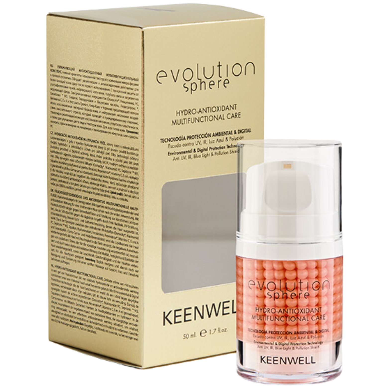 KEENWELL EVOLUTION SPHERE DRĖKINANTIS VEIDO KREMAS, 50 ml 2 KEENWELL EVOLUTION SPHERE DRĖKINANTIS VEIDO KREMAS, 50 ml - Image 2