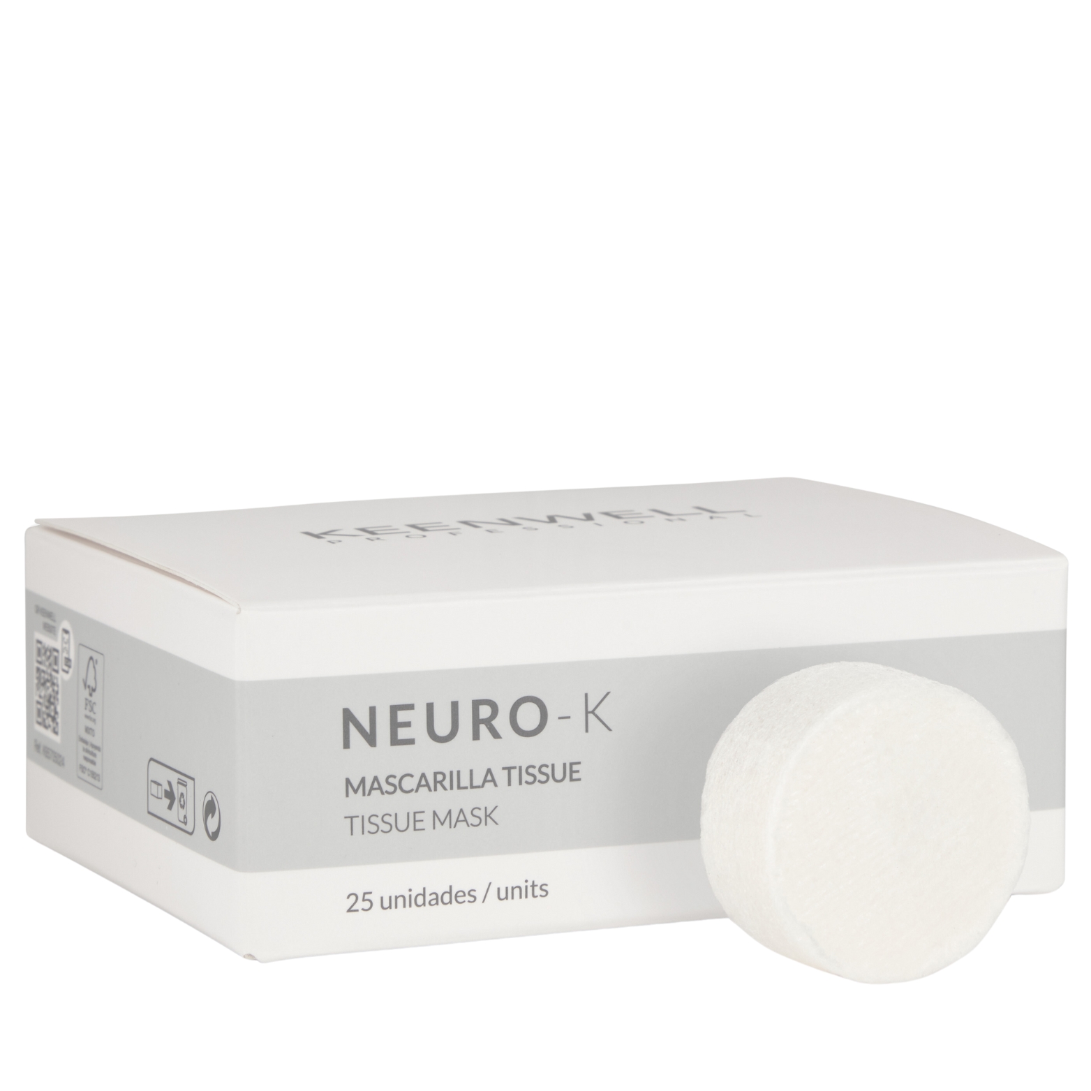 KEENWELL NEURO-K PLUOŠTINĖ KAUKĖ, 25 VNT. 2 KEENWELL NEURO-K PLUOŠTINĖ KAUKĖ, 25 VNT. - Image 2