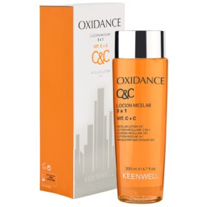 KEENWELL OXIDANCE TREJOPO POVEIKIO MICELINIS LOSJONAS SU VITAMINU C, 200 ml