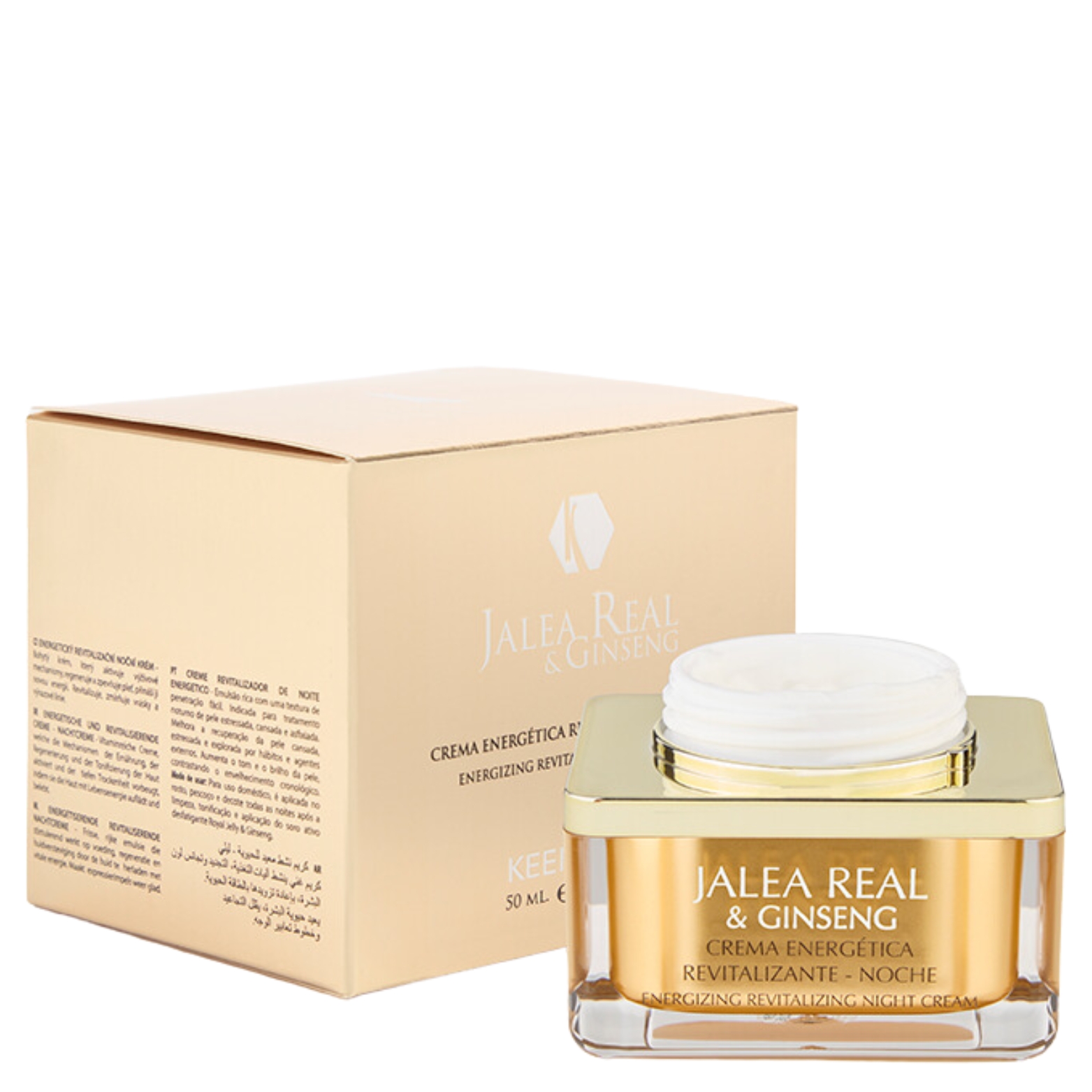 KEENWELL ROYAL JELLY ENERGIZUOJANTIS ATKURIAMASIS NAKTINIS VEIDO KREMAS, 50 ml 1 KEENWELL ROYAL JELLY ENERGIZUOJANTIS ATKURIAMASIS NAKTINIS VEIDO KREMAS, 50 ml