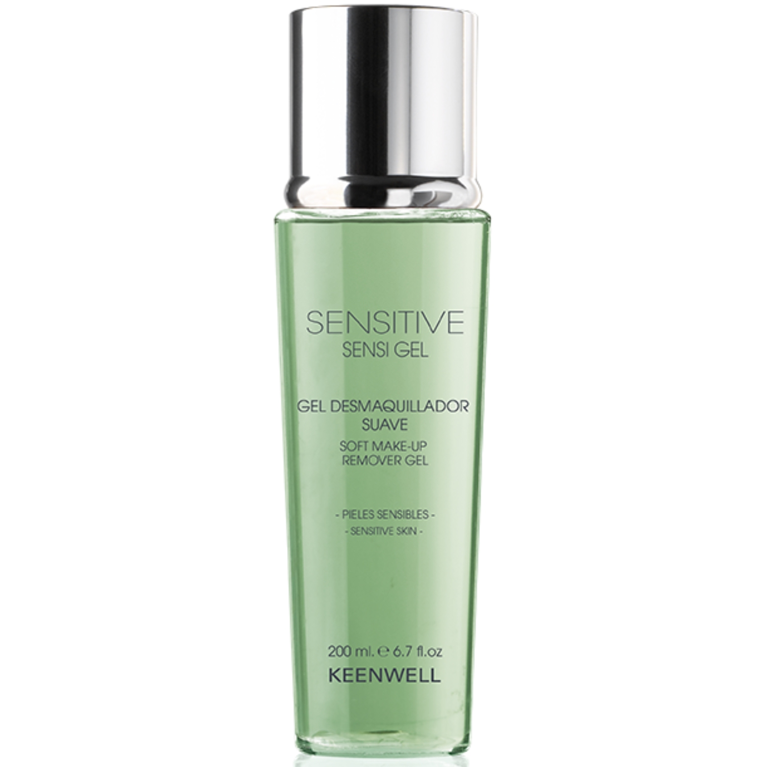 KEENWELL SENSITIVE SENSI GEL GELINIS MAKIAŽO VALIKLIS, 200 ML 1 KEENWELL SENSITIVE SENSI GEL GELINIS MAKIAŽO VALIKLIS, 200 ML