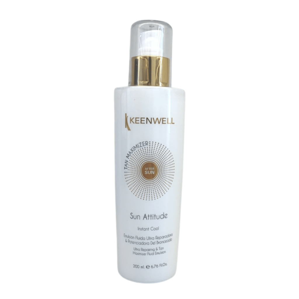Keenwell Sun Attitude atstatanti, odą raminanti ir įdegį prailginanti priemonė po saulės vonių, 200 ml