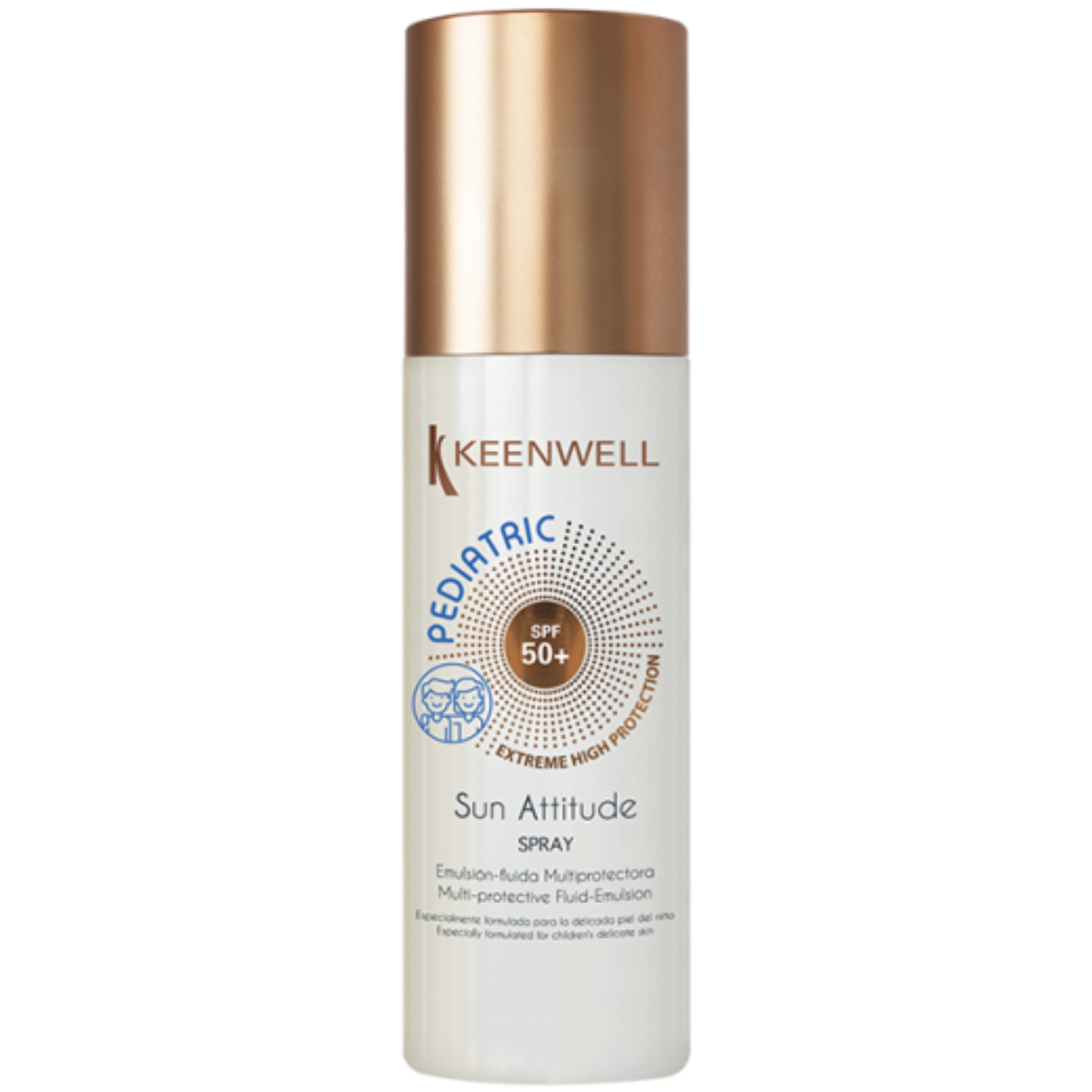 KEENWELL SUN ATTITUDE PEDIATRIC APSAUGINIS FLUIDAS NUO SAULĖS VAIKAMS SPF50+, 150 ml 1 KEENWELL SUN ATTITUDE PEDIATRIC APSAUGINIS FLUIDAS NUO SAULĖS VAIKAMS SPF50+, 150 ml