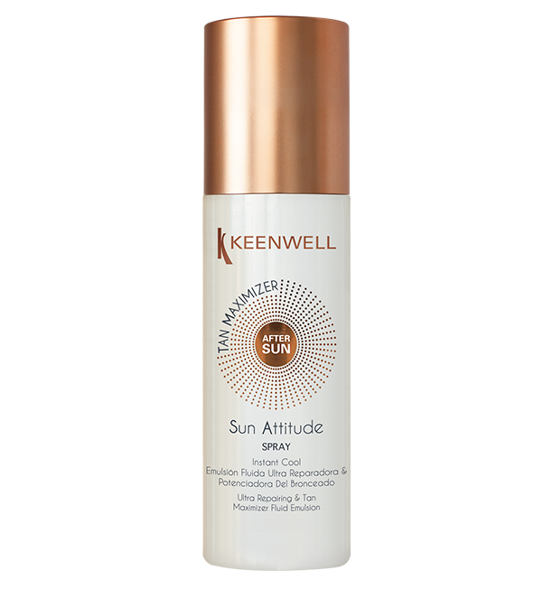 KEENWELL SUN ATTITUDE VĖSINANTI, ATSTATANTI, ĮDEGĮ PRAILGINANTI FLUIDINĖ EMULSIJA PO SAULĖS VONIŲ, 150 ml 1 KEENWELL SUN ATTITUDE VĖSINANTI, ATSTATANTI, ĮDEGĮ PRAILGINANTI FLUIDINĖ EMULSIJA PO SAULĖS VONIŲ, 150 ml