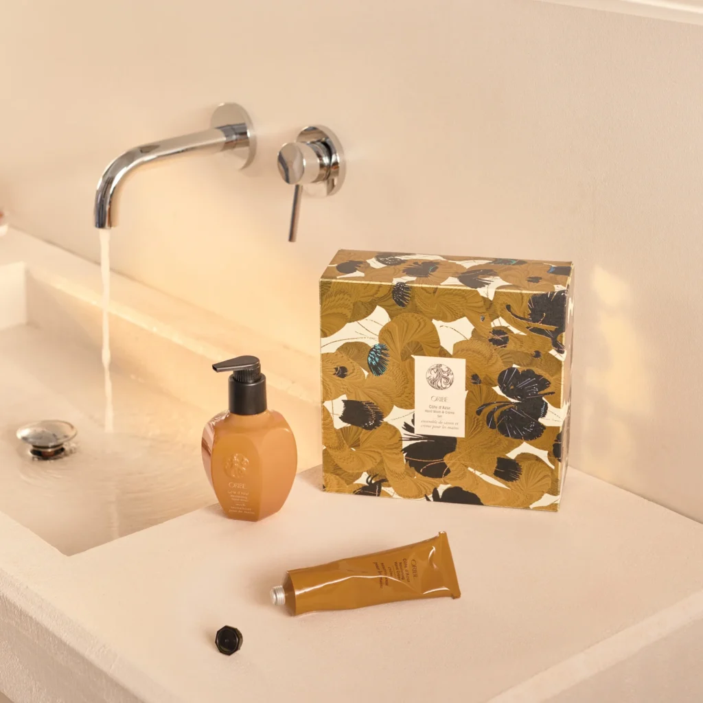Oribe Cote D'Azur Hand Wash And Creme rankų priežiūros rinkinys