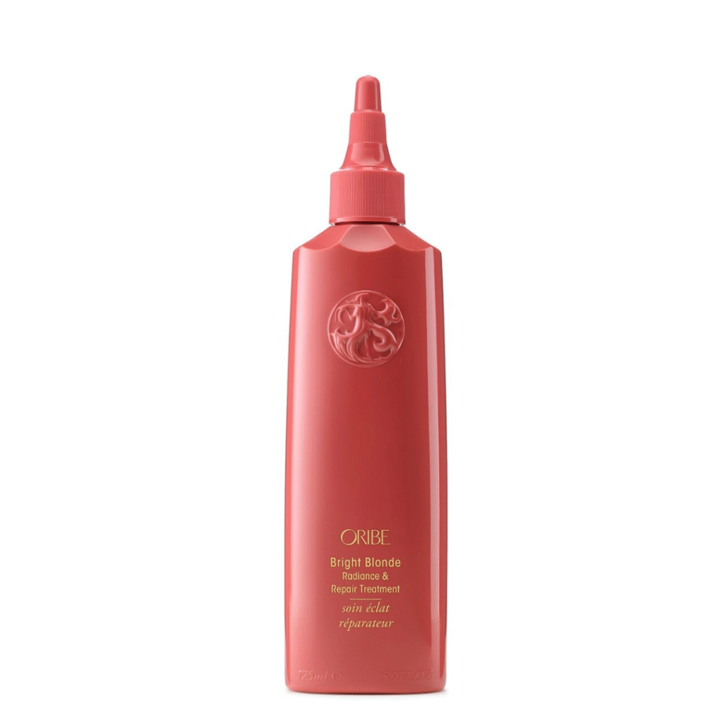 ORIBE Bright Blond Radiance & Repair Treatment atstatomoji priemonė šviesiems plaukams, 175 ml