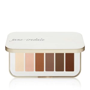 JANE IREDALE 6 spalvų šešėlių paletė Naturally Matte, 0,7x6g