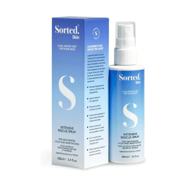 Sorted Skin intensyvaus poveikio purškiklis niežtinčiai odai