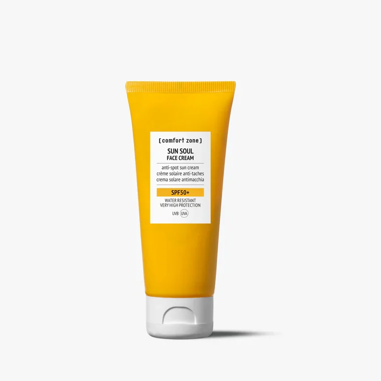 Comfort Zone Sun Soul Priešraukšlinis kremas nuo saulės veidui SPF50+, 60 ml + DOVANA