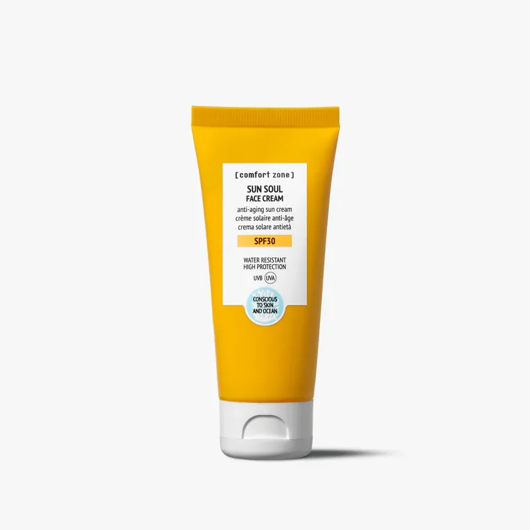 Comfort Zone Sun Soul Priešraukšlinis kremas nuo saulės veidui SPF30, 60 ml + DOVANA