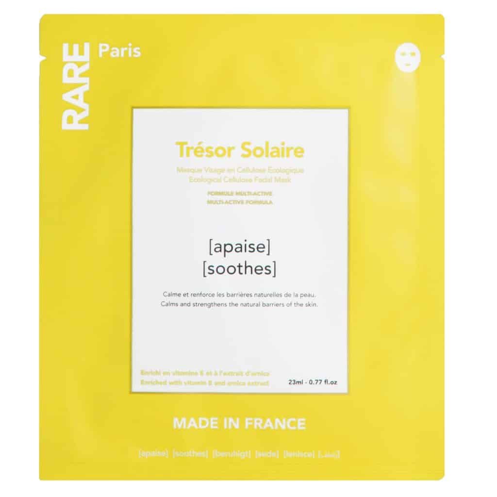 Rare  Paris Trésor Solaire box raminanti veido kaukė, rinkinys 5 vnt