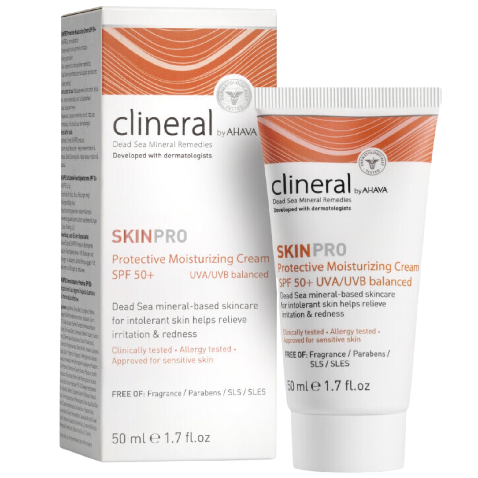 AHAVA CLINERAL SKINPRO APSAUGINIS DRĖKINAMASIS KREMAS SPF 50, 50 ML 1 AHAVA CLINERAL SKINPRO APSAUGINIS DRĖKINAMASIS KREMAS SPF 50, 50 ML