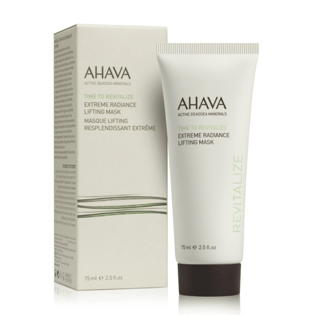 Ahava Time To Revitalize Extreme Radiance stangrinanti ir skaistinanti veido kaukė,  75 ml