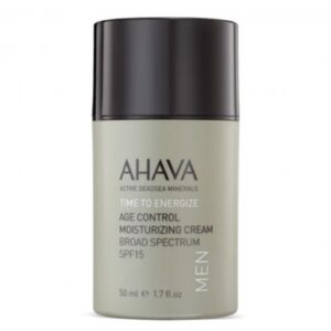 AHAVA MEN AGE CONTROL MOISTURIZING VEIDO KREMAS VYRAMS SPF15, 50 ML