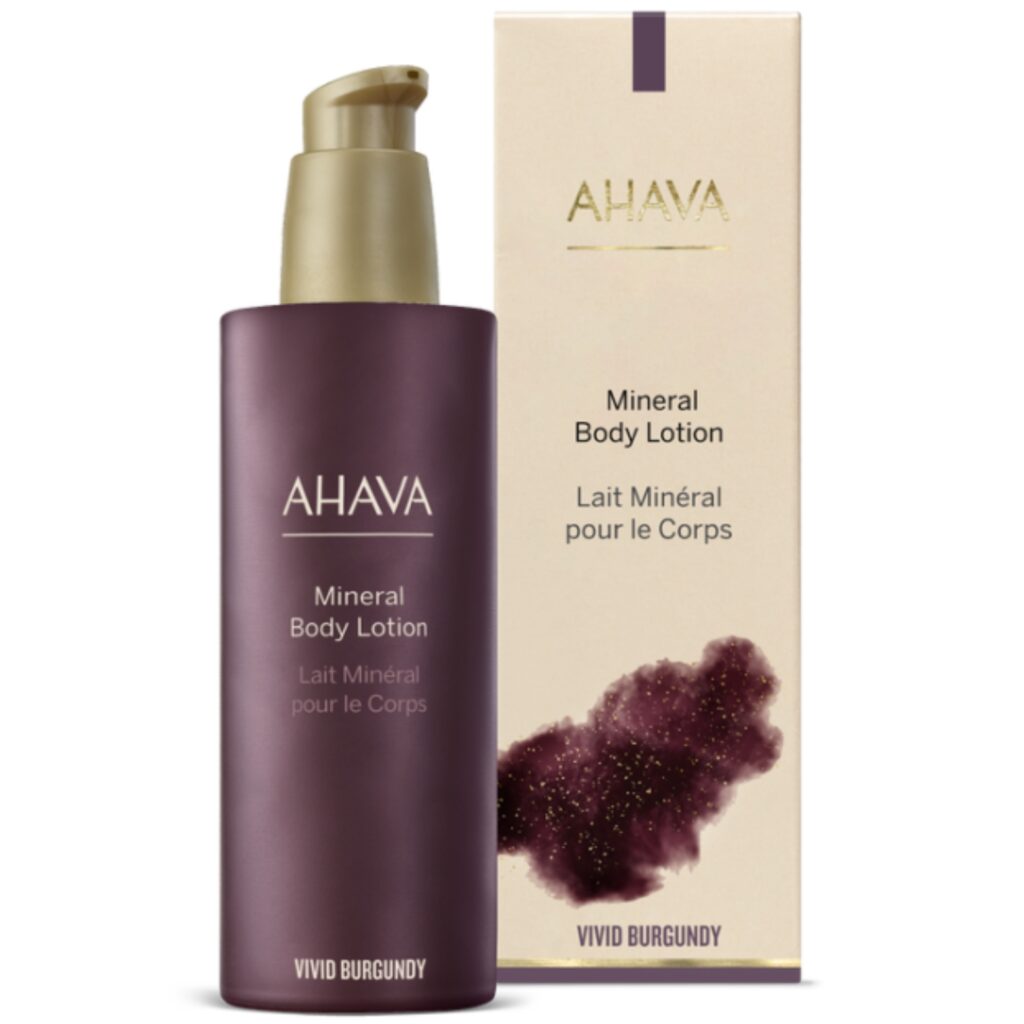 AHAVA MINERAL VIVID BURGUNDY KŪNO LOSJONAS - 250 ML