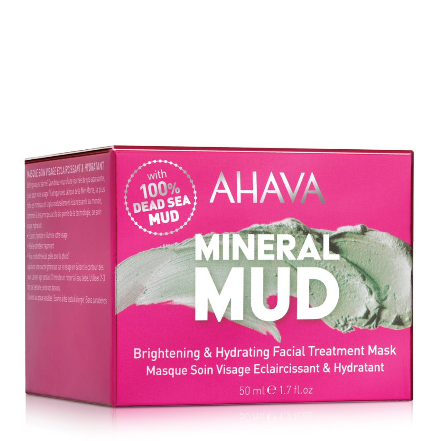AHAVA MINERAL MUD DRĖKINAMOJI VEIDO KAUKĖ ODAI SU PIGMENTINĖMIS DĖMĖMIS 50 ML 1 AHAVA MINERAL MUD DRĖKINAMOJI VEIDO KAUKĖ ODAI SU PIGMENTINĖMIS DĖMĖMIS 50 ML