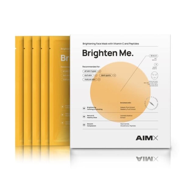 AIMX Greito poveikio skaistinanti veido kaukė su vitaminu C AIMX Brighten Me