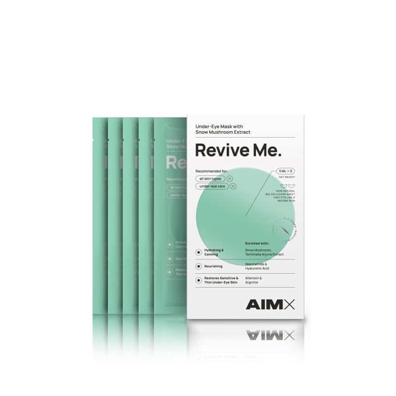 AIMX Drėkinanti ir gaivinanti paakių kaukė su hialuronu AIMX Revive Me