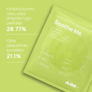 AIMX Greito poveikio raminanti veido kaukė su peptidais AIMX Soothe Me, 5 vnt.