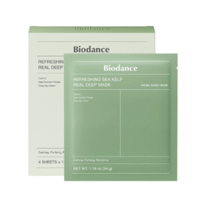 Biodance Odą Balansuojanti Lakštinė Veido Kaukė - Refreshing Sea Kelp Real Deep Mask, 1 vnt