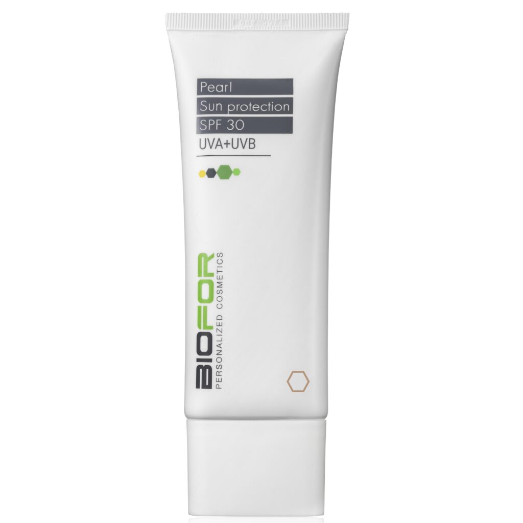 BIOFOR PEARL SUN APSAUGINIS VEIDO KREMAS SPF30, 100 ML