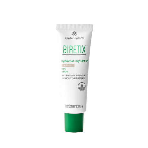 Biretix Hydramat day SPF30 fluidas su spalva, 50 ml