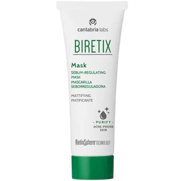 Biretix Sebumą reguliuojanti veido kaukė, 25 ml
