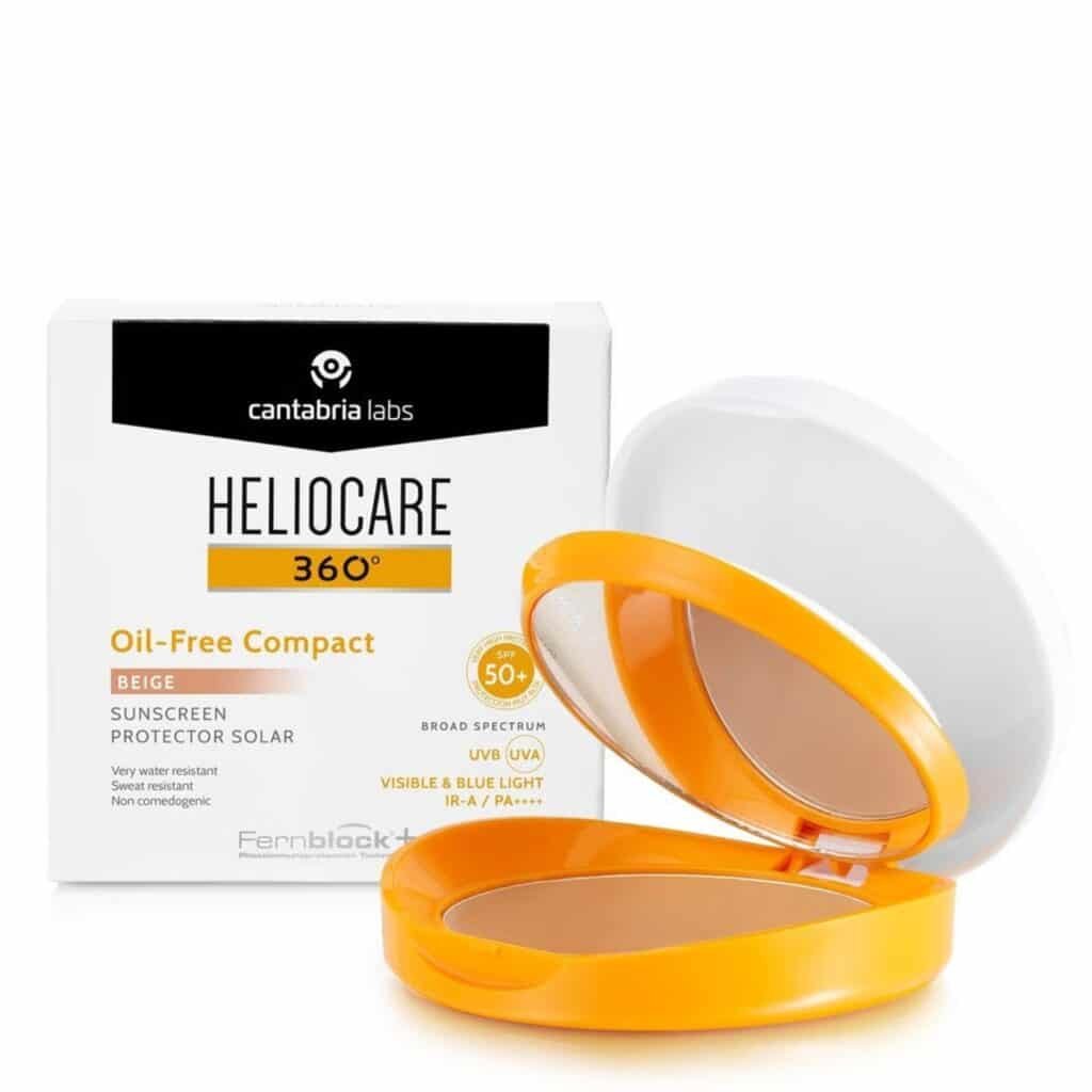 Heliocare 360 Oil-free apsauginė kompaktinė pudra SPF50, 10g (beige)