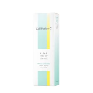 CELL FUSION C CFC Clear Tone-up Sun Base raminanti makiažo bazė su SPF probleminei odai, 40 ml