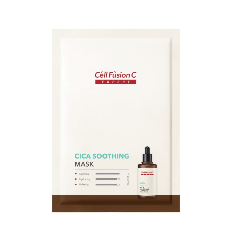 CELL FUSION C Cica Soothing Mask lakštinės veido kaukės