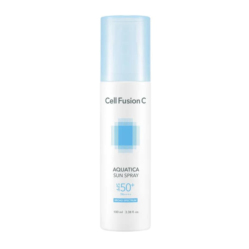 CELL FUSION C Drėkinanti purškiama apsauga nuo saulės Aquatica Sun Spray SPF50+ PA++++, CFCR, 100 ml