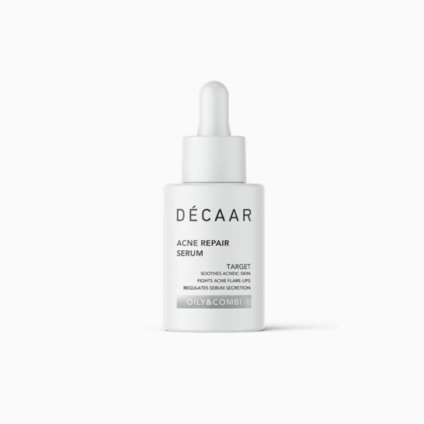 DECAAR Retinolio, niacinamido ir salicilio rūgšties aknės požymius mažinantis serumas | Acne Repair Serum