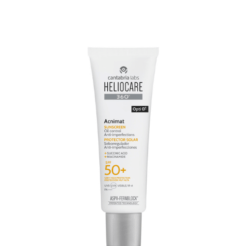 Heliocare 360 Acnimat riebiai ir į aknę linkusiai odai SPF50+, 50ml