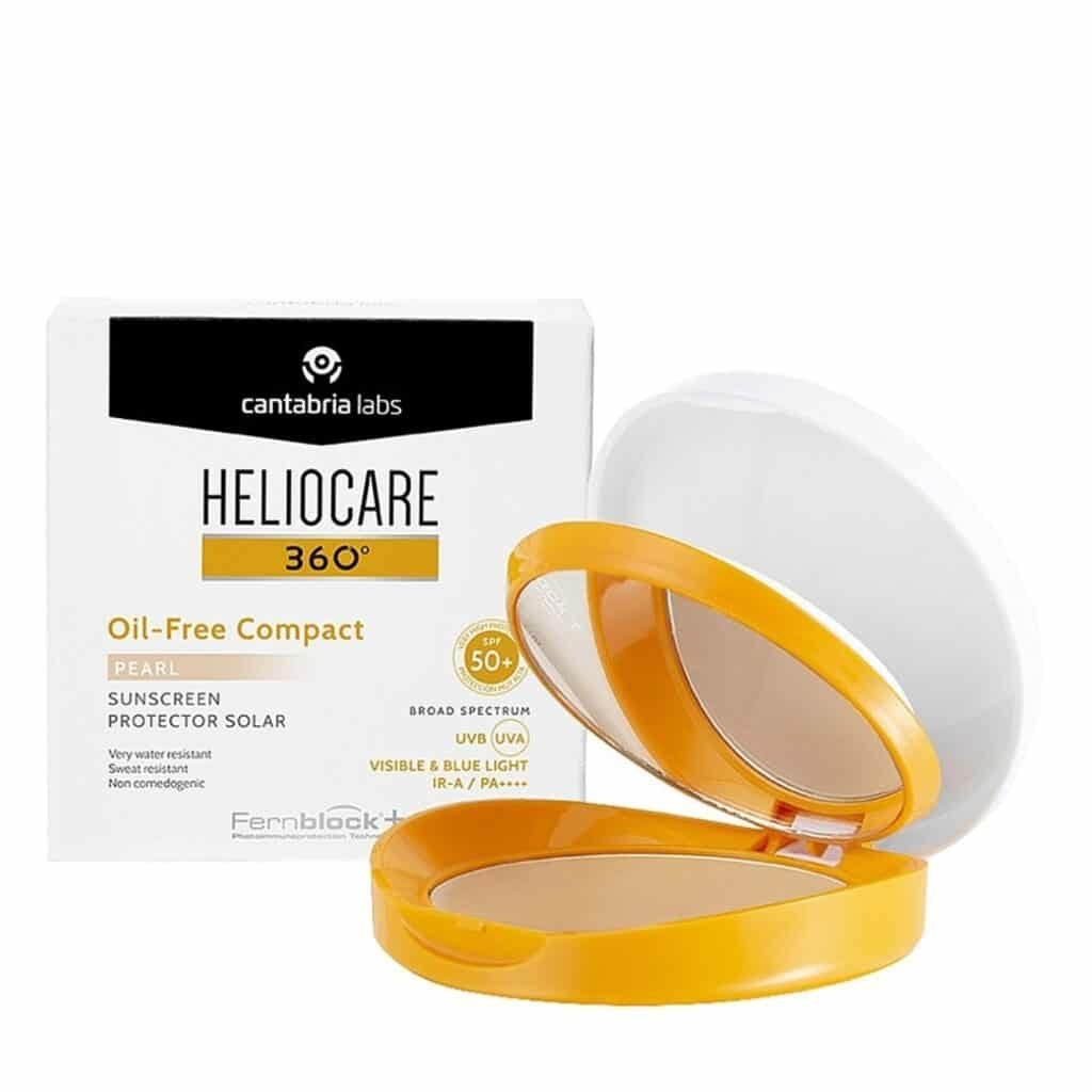 Heliocare 360 Oil-free apsauginė kompaktinė pudra SPF50, 10g (pearl)